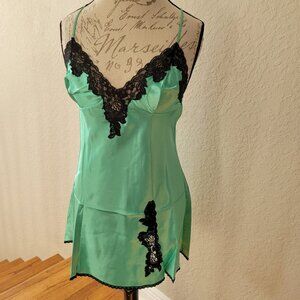 NWOT Mint Green and Lace Chemise Lingerie